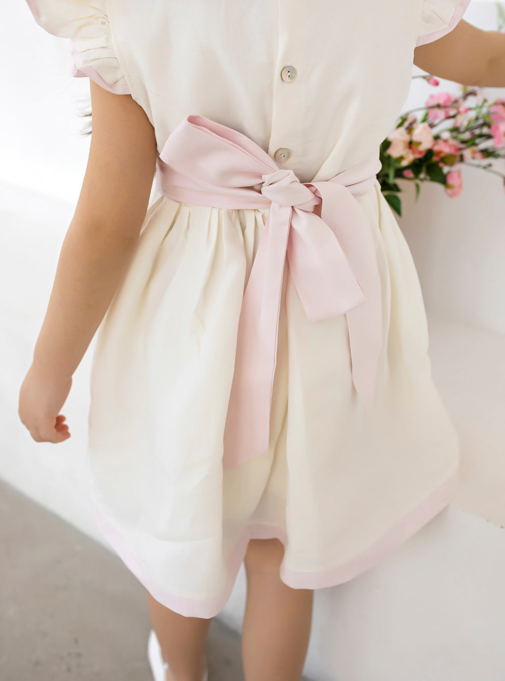 Flamingo Keten Elbise